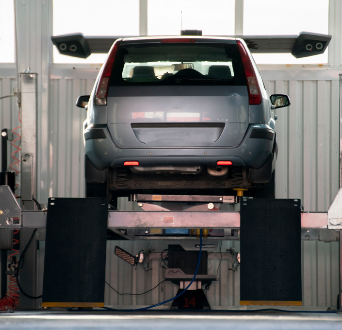 Vehicle testing equipment